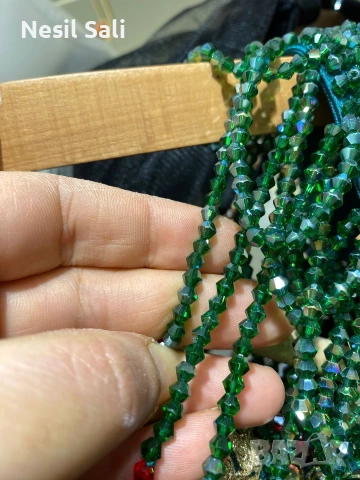 Кафтан за къна зелен цвят, снимка 6 - Рокли - 53251635