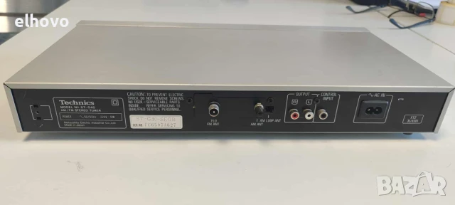 Стерео тунер Technics ST-G40, снимка 4 - Ресийвъри, усилватели, смесителни пултове - 51137050