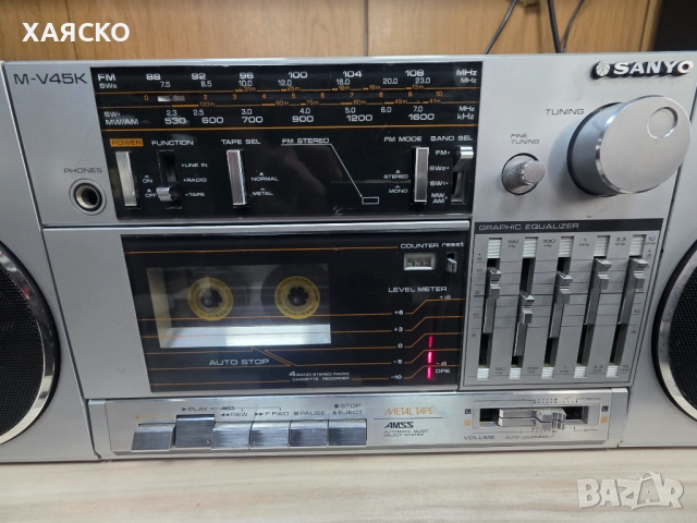 SANYO M-V45K, снимка 3 - Радиокасетофони, транзистори - 52875201