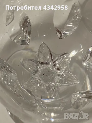 7* Villeroy & Boch “ Tulipe” . Crystal. 1970 г., снимка 5 - Антикварни и старинни предмети - 49275258