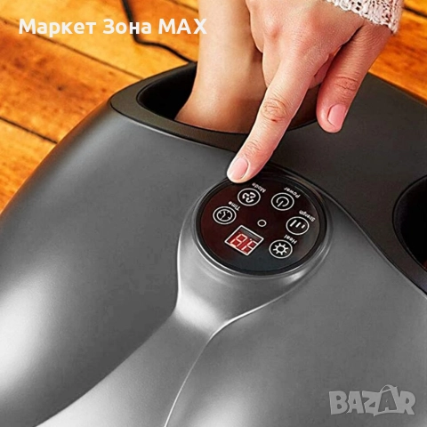 Немски QCV Ролков масажор за крака с въздушно налягане с функция за нагряване, снимка 2 - Масажори - 52934787