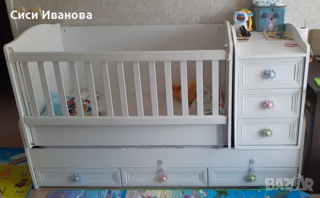 Детска трансформираща кошара, снимка 5 - Кошарки - 48547213