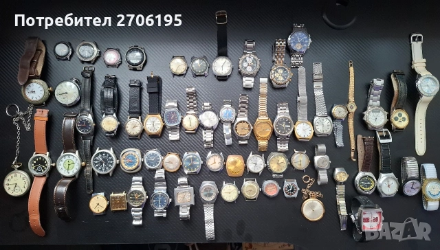 Лот от часовници - механични и кварцови , снимка 17 - Мъжки - 53192022