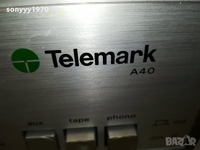 telemark a40 made in taiwan-внос france 3005211418, снимка 5 - Ресийвъри, усилватели, смесителни пултове - 33045763