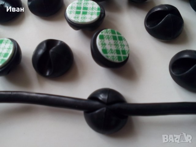 Черни гумени самозалепващи държачи за кабели за кола автомобил камион, снимка 3 - Аксесоари и консумативи - 28619272