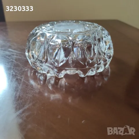 Кристален пепелник, снимка 4 - Декорация за дома - 49728584