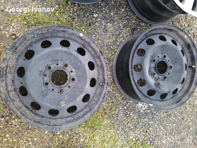 Продавам оригинални железни джанти с оригинални тасове, 16 цола за БМВ, снимка 3 - Гуми и джанти - 51979894