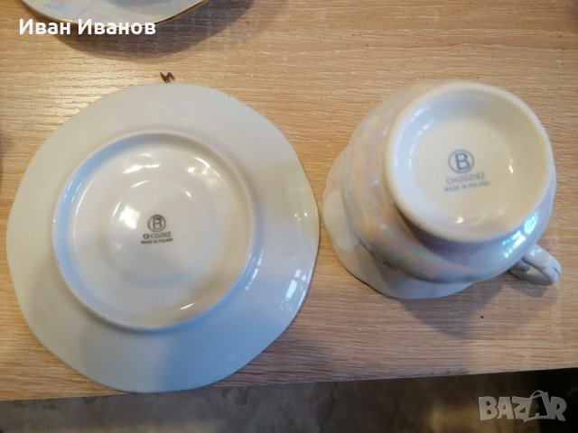 красив  романтичен  полски ретро сервиз -  Chodziez , снимка 11 - Други - 35264016