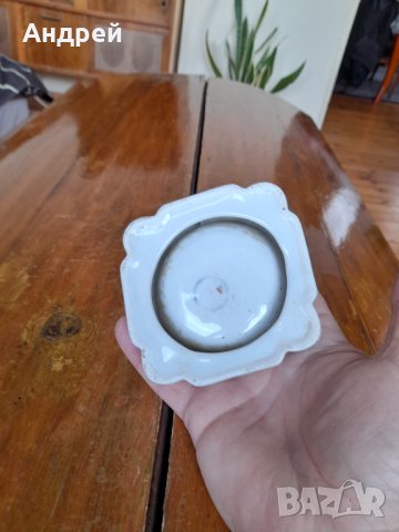 Стар порцеланов пепелник , снимка 6 - Антикварни и старинни предмети - 35515711