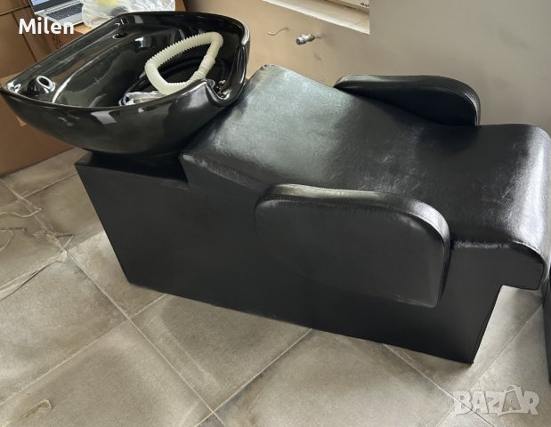 Стол за подстригване, фризьорски - измивна колона и бръснарски стол, снимка 10 - Фризьорски столове - 42115469
