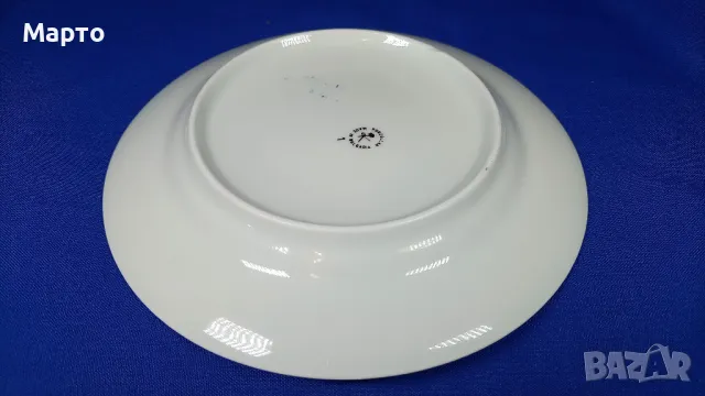Български, порцеланови, десертни чинии, 6 бр, снимка 5 - Чинии - 50169607
