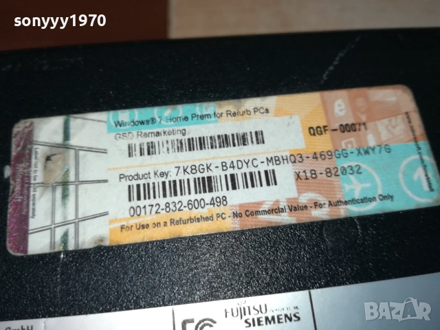 FUJITSU SIEMENS ESPRIMO MOBILE D9510-ЛАПТОП 0311251947, снимка 15 - Лаптопи за дома - 52281937