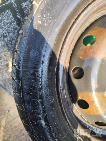 Резервна гума(Патерица)-Дачия Логан 2010, снимка 2 - Гуми и джанти - 52668565