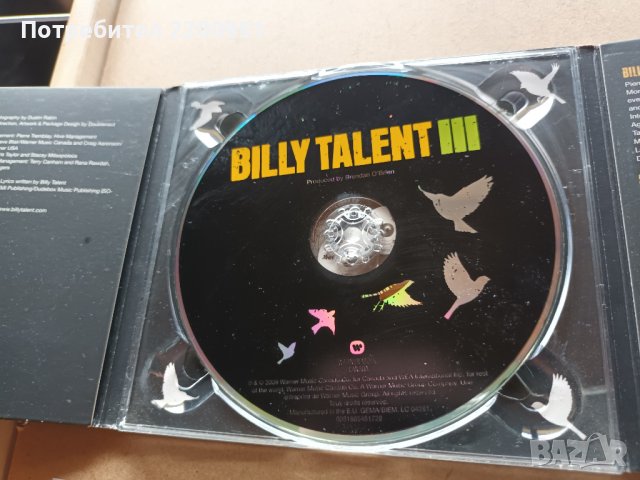 BILLY TALENT, снимка 4 - CD дискове - 36912986