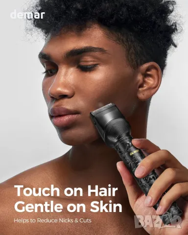 GLAKER Безжичен акумулаторен тример за мъже 6 в 1, (черен) ; (златен), снимка 7 - Машинки за подстригване - 48838627