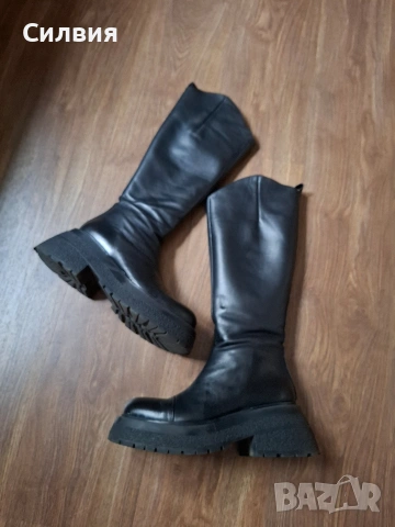 Дамски ботуши естествена кожа 