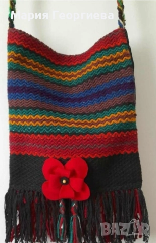 Битова торба / с ресни и цвете / Налична, снимка 4 - Арт сувенири - 52449147