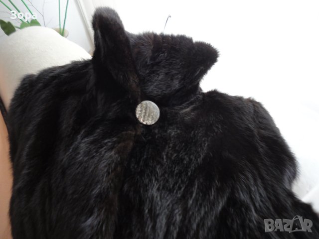 Дамско Качествено късо Палто от Визон, снимка 9 - Палта, манта - 43484696