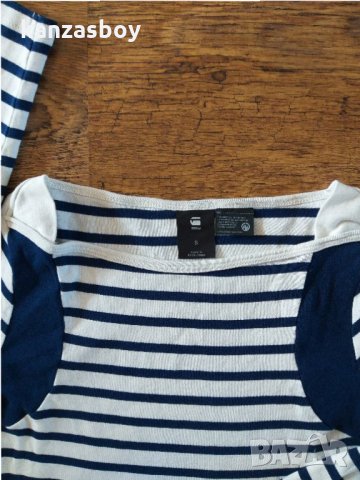 g-star zovas slim boat neck wmn - страхотна дамска блуза, снимка 4 - Блузи с дълъг ръкав и пуловери - 32363733