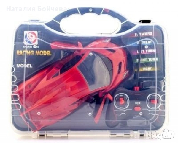 Класическа кола 1:16, с дистанционно управление, в куфар, снимка 3 - Коли, камиони, мотори, писти - 53380765