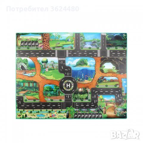  детско килимче за игра с писта, снимка 4 - Други - 40135655