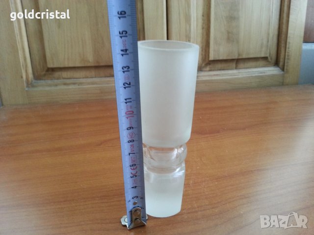 Кристална ваза вазичка, снимка 3 - Антикварни и старинни предмети - 40306178