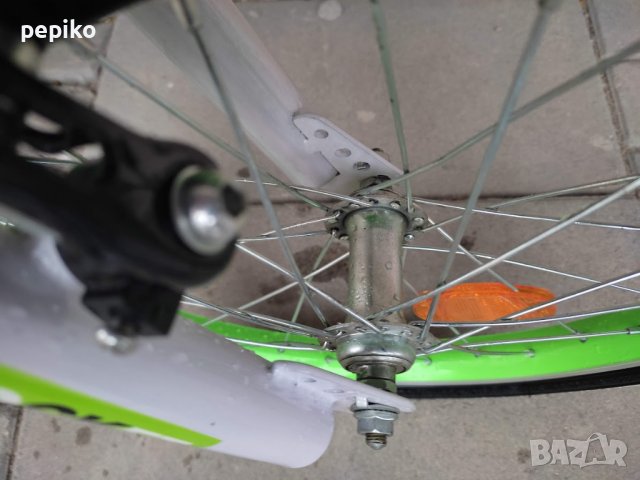 Продавам колела внос от Германия НОВ детски велосипед GREEN ROCKET BMX 16 цола, снимка 10 - Велосипеди - 43426877