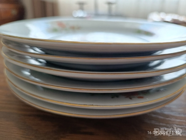 Български порцеланови чинии, снимка 2 - Чинии - 51732205