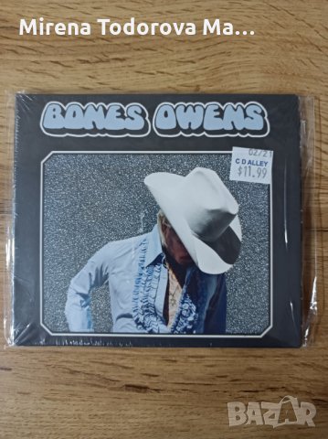 Bones Owens - албум CD + patch / нашивка, снимка 1 - CD дискове - 34904353