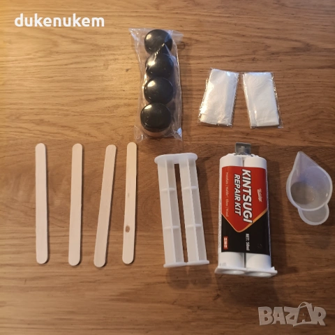 Комплект за ремонт 50 мл – лепило за порцелан и керамика, снимка 8 - Други инструменти - 53255191