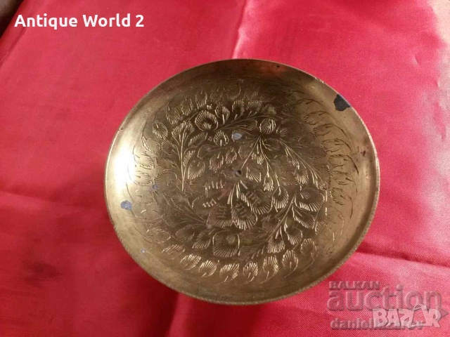 Стар Красив Бронзов съд, снимка 2 - Антикварни и старинни предмети - 53569319