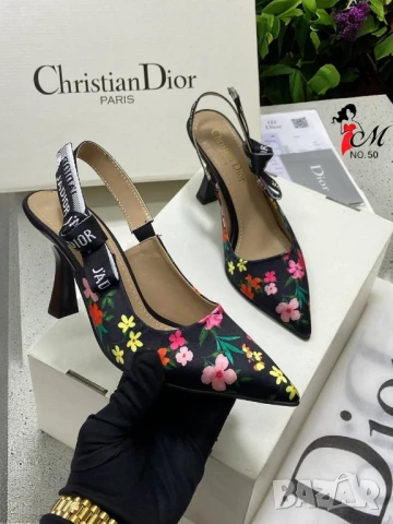 обувки на ток christian dior , снимка 4 - Дамски обувки на ток - 51274129