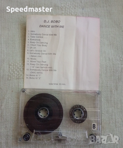 DJ Bobo - Dance with me, снимка 2 - Аудио касети - 51430893