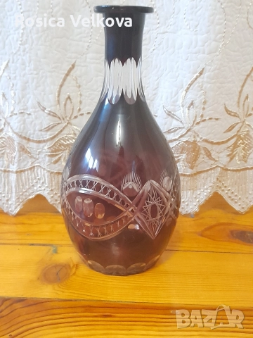 Ваза цветно стъкло 