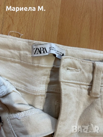 Zara ластични дънки, 34, като нови, 7/8, снимка 2 - Дънки - 53052250