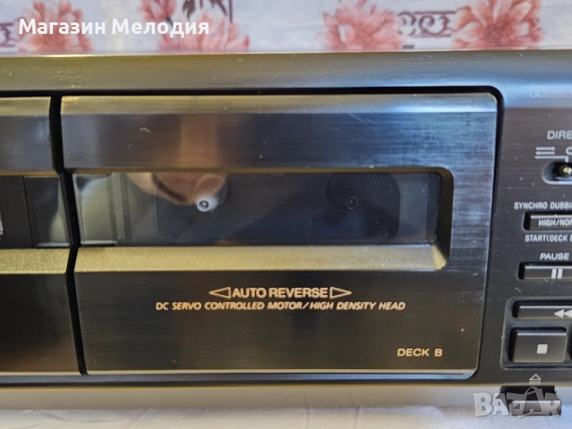 Касетен дек SONY TC-WE405  В отлично техническо и визуално състояние., снимка 4 - Декове - 52444910