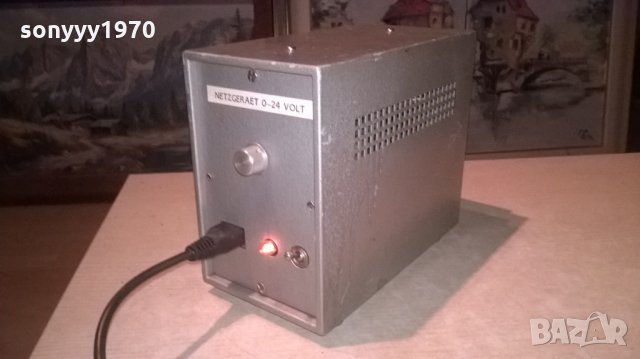 NETZGERAET 0-24VOLT-GERMANY-2N3771X2-ВНОС шВЕИЦАРИЯ, снимка 10 - Други - 27193326