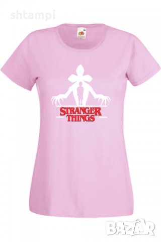 Дамска Тениска Stranger Things 6,Филм,Сериал,, снимка 11 - Тениски - 37315050