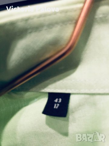 Красива риза цвят айсберг,SEIDENSTICKER, снимка 6 - Ризи - 27738285