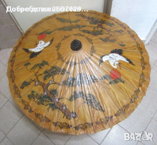 Разни чадъри: Япония / Китай Азия чадър, хартия дърво, дракон феникс / щъркел и други чадъри, снимка 8 - Други - 28958723