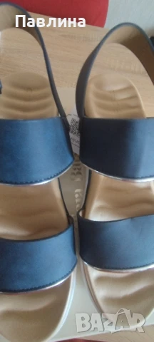 Сини сандали.Нови.С етикет 38 номер.30 лв., снимка 3 - Дамски ежедневни обувки - 50591267