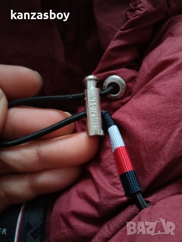 tommy hilfiger regular fit bordo - дебело мъжко яке М, снимка 13 - Якета - 53328352