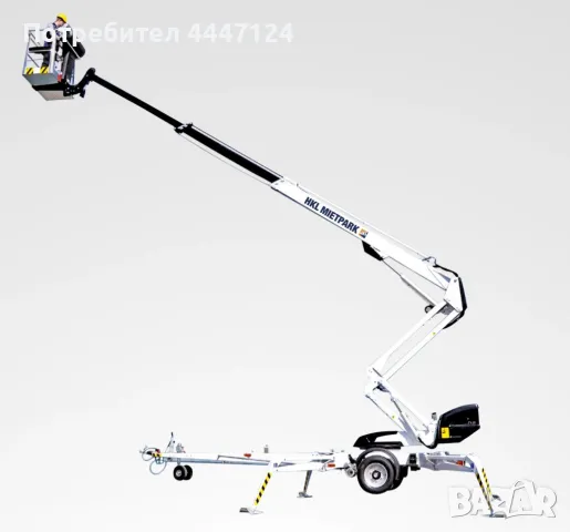 Вишка на ремарке DINO Телескопична, 18 метра, Под наем