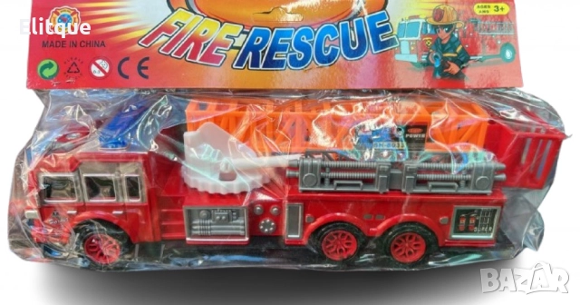Пожарна кола с разтегаема стълба с вишка, снимка 5 - Коли, камиони, мотори, писти - 52745139