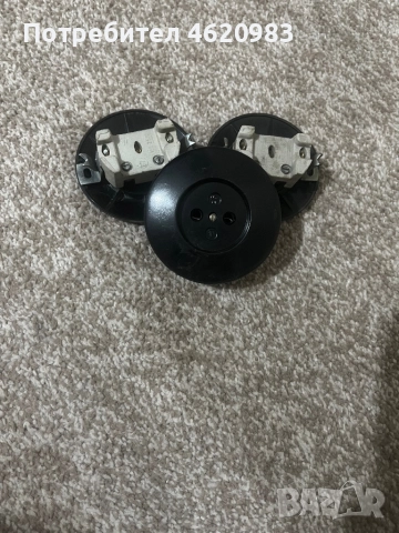 Стари ретро контакти, снимка 4 - Ключове, контакти, щепсели - 52448297