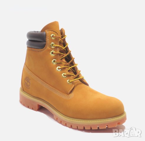 НАМАЛЕНИ!!Мъжки зимни обувки Timberland 45th Premium Waterproof Горчица 47.5 с дефект , снимка 3 - Мъжки боти - 31097239