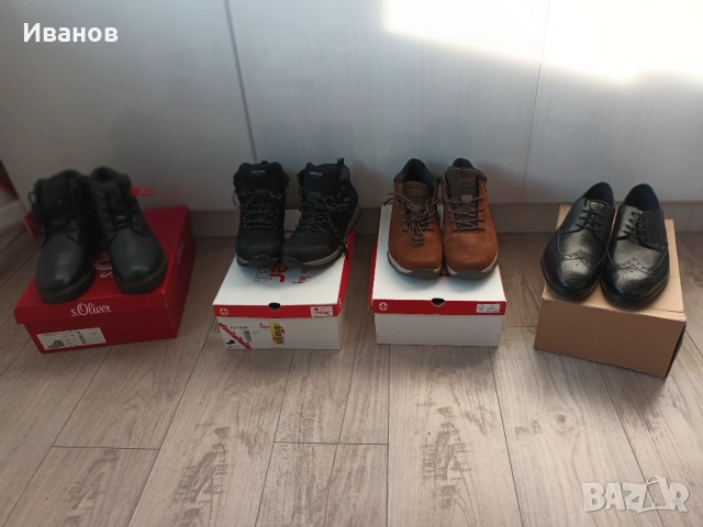 Josef Seibel, Rieker и s.Oliver  страхотни зимни обувки от естествена кожа , снимка 7 - Мъжки боти - 52712056