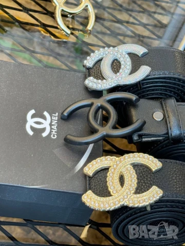 колани от естествена кожа в кутия  valentino garavani hermes guess chanel