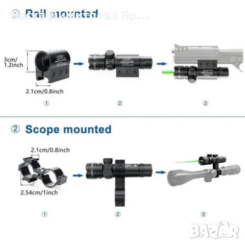 Зелен лазерен бързомер с батерия и USB зареждане - Прецизност и удобство в едно, снимка 8 - Друга електроника - 47766055