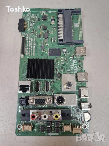 TOSHIBA 40L2863DG MAIN BOARD 17MB211S POWER BOARD 17IPS62 PANEL VES400UNDS-2D-N12